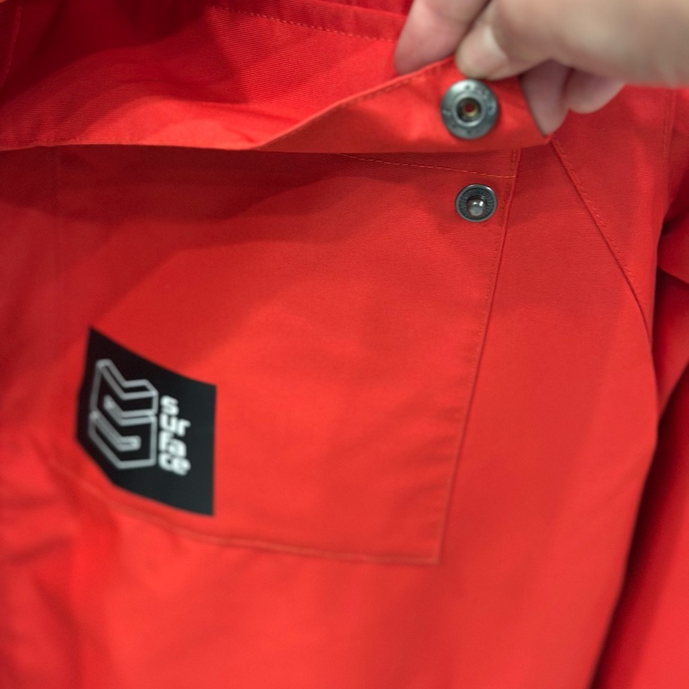 Men's Red Performance Ski Jacket - Picture 10 of 11